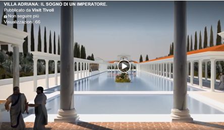 TIVOLI (Roma). Villa Adriana, la spettacolare ricostruzione 3D dell’Indiana University.