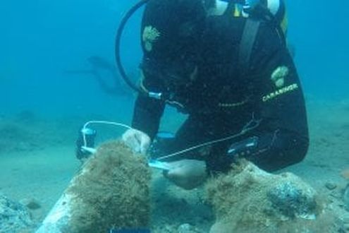 SAN FELICE CIRCEO (Lt). Ritrovata anfora romana con all’interno forse tracce di vino.