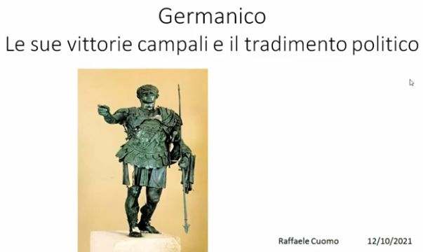 GERMANICO: dalle sue vittorie campali al tradimento politico (15 a.C.-19 d.C.), a cura di Raffaele CUOMO.